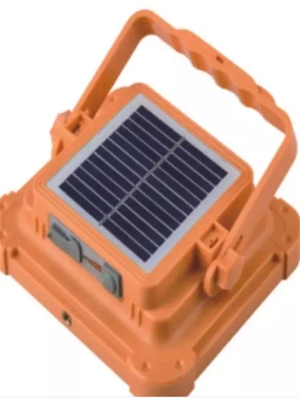 50w Led Projektör Beyaz -Sarı Işık 9000 Lümen Güneş Enerjili