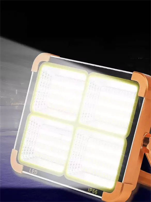 Güneş Enerjili Solar Şarj Edilebilir Taşınabilir USB Li 4 Bölme Led li Panel