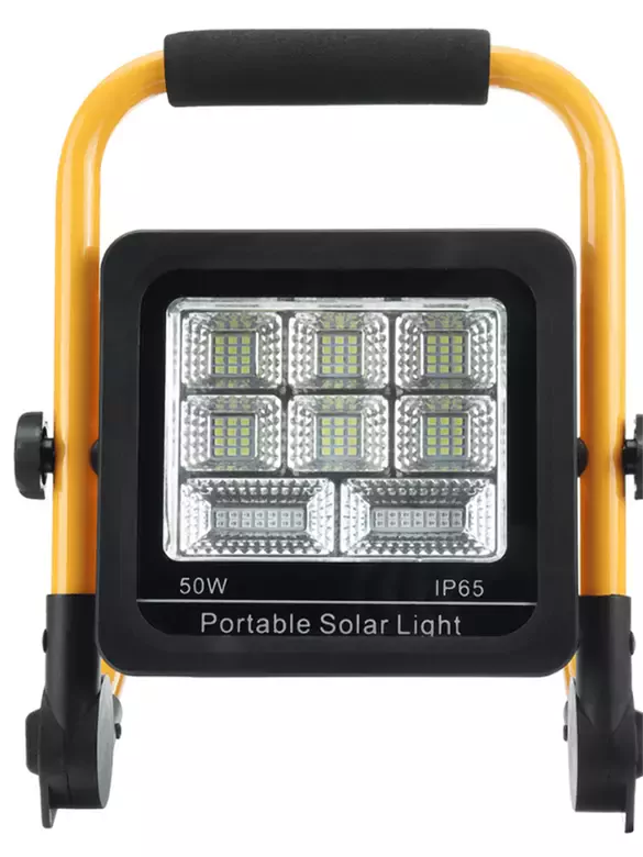 50 Watt Güneş Enerjili Solar Şarj Edilebilir 4 Modlu Acil Durum Led Paneli