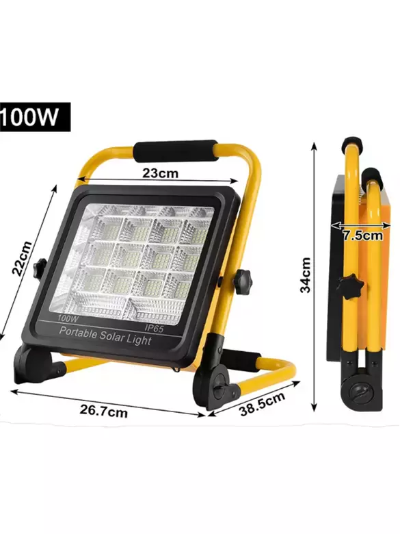 Güneş Enerjili Solar Şarj Edilebilir 4 Modlu Acil Durum Led Paneli