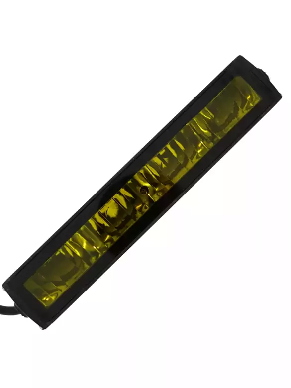 40w Düz Universal Sarı Cam Uzun Sis Lambası Led Bar 4 Led
