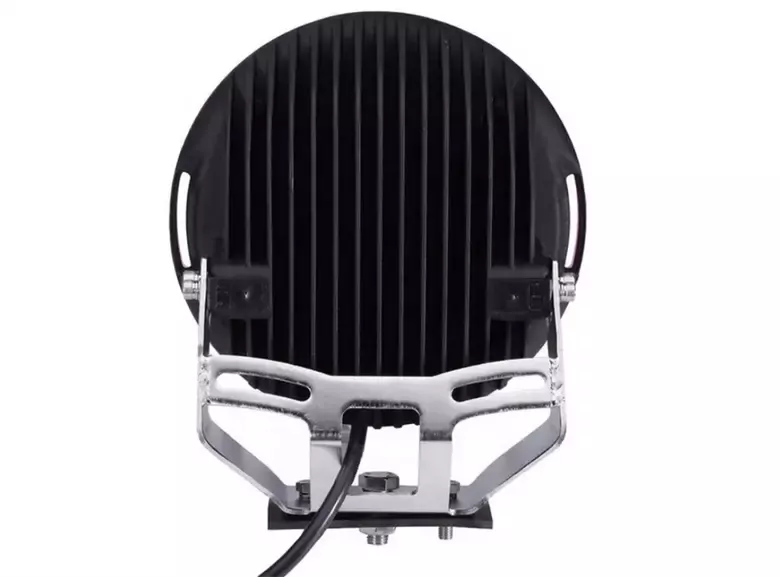 37 Ledli Siyah Çerçeve 185w Off Road Led Sis Farı Su Geçirmez 12v 24v Yuvarlak Çalışma Lambası