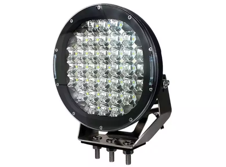 37 Ledli Siyah Çerçeve 185w Off Road Led Sis Farı Su Geçirmez 12v 24v Yuvarlak Çalışma Lambası