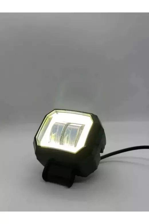 6D Dikdörtgen Off Road Spot Sis Lambası 12Cm 3 LED 20W Çalışma Işığı
