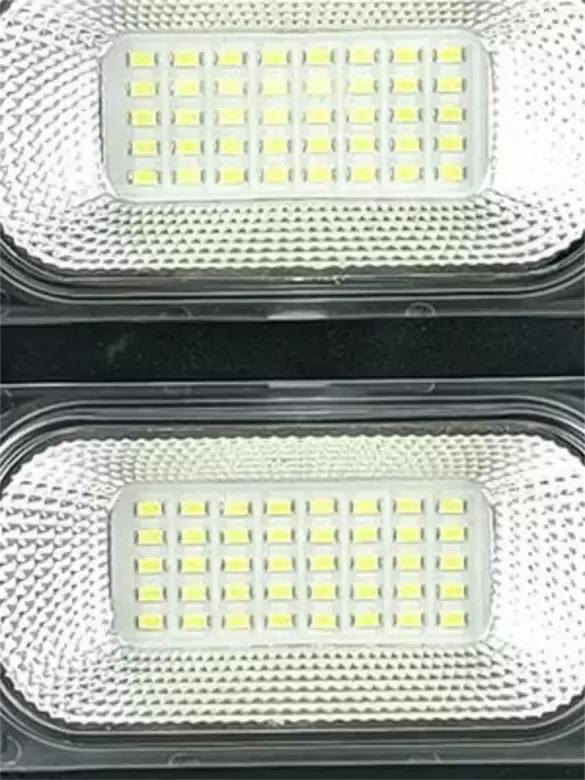Dikdörtgen Solar Güneş Enerjili Uzaktan Kumandalı Led Bahçe Dekor Aydınlatması Sokak Lambası