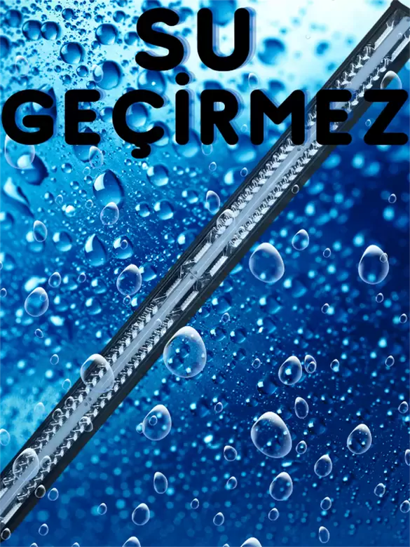 Led Bar Beyaz Işık Yayıcı Uzun Off Road Tekne Iş Makinesi Sis Farı 107cm