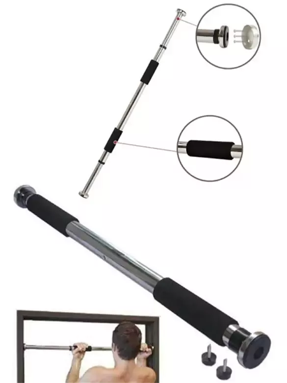 Koridor Kapı Barfiksi Barfix Aleti Çubuğu Çekme Barı 60-100 cm Demiri Bar