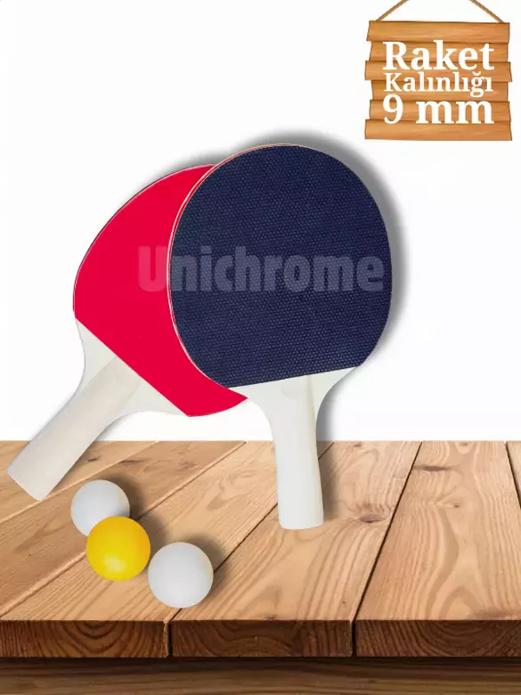 Advance Masa Tenisi Seti - 2 Masa Tenisi Raketi + 3 Pinpon Topu