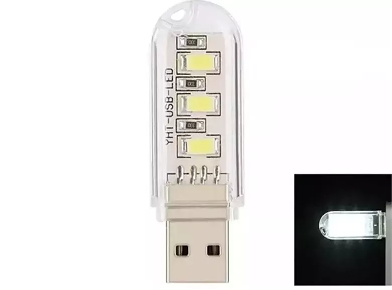 3 Led Beyaz Taşınabilir Mini Usb Led Lamba 5730 Smd Kamp Stick Led