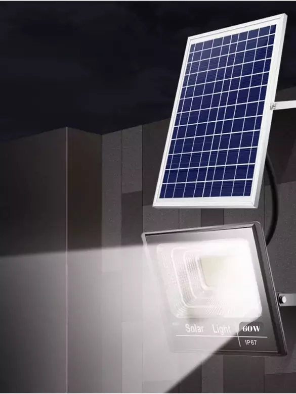 60w Solar Projektör Güneş Enerjili Sokak Armatürü Duvar Lambası 60w Solar Projektör Güneş Enerjili Sokak Armatürü Duvar Lambası