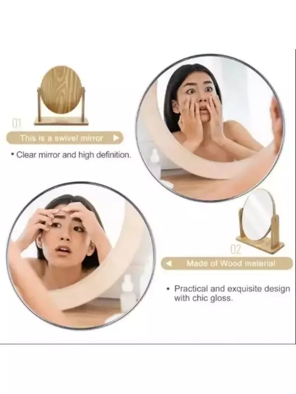 El Aynası Masa Aynası Makyaj Aynası Ayarlanabilir Yuvarlak Makeup Mirror El Aynası Masa Aynası Makyaj Aynası Ayarlanabilir Yuvarlak Makeup Mirror