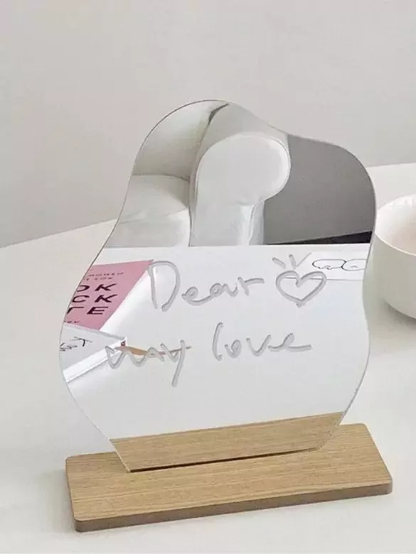 23 Cm X 19 Cm Düzensiz Estetik Makyaj Aynası Çerçevesiz, Dekoratif Masa Üstü Ayna Yatak Odası 23 Cm X 19 Cm Düzensiz Estetik Makyaj Aynası Çerçevesiz, Dekoratif Masa Üstü Ayna Yatak Odası