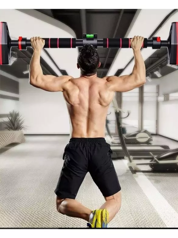 Yeni Nesil 90-130CM Kapı Barı Koridor Barfiksi Barfix Spor Aleti Demiri Barfiks Çubuğu