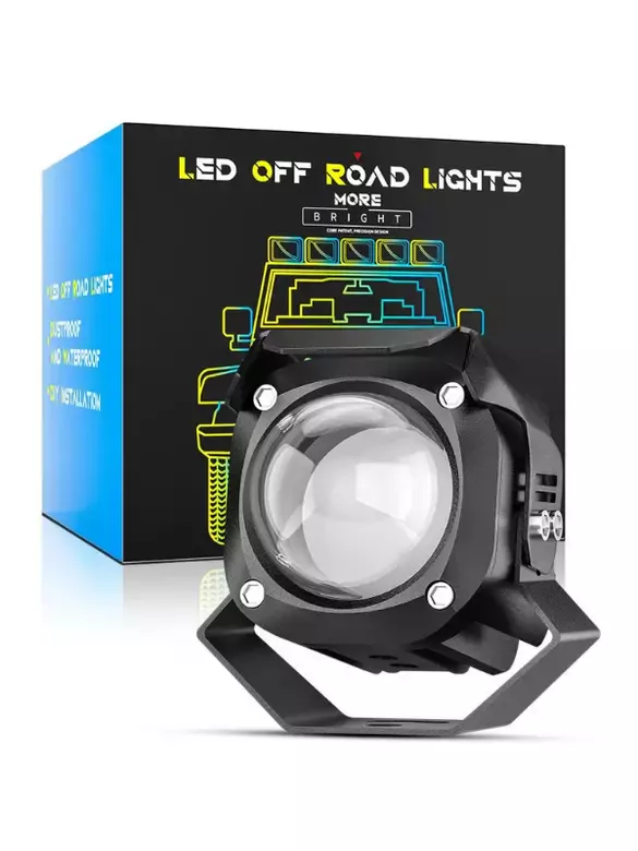 Off Road Beyaz Işık Sis Farı Lambası Led Kare 12-24v 48 Watt