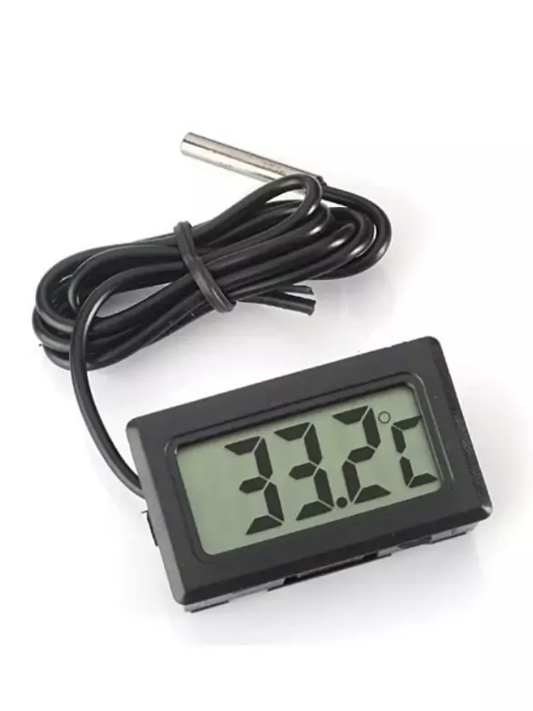 3 METRE Problu Dijital Iç Veya Dış Sıcaklık Ölçer Ev Ve Bebek Odası Termometre -higrometre