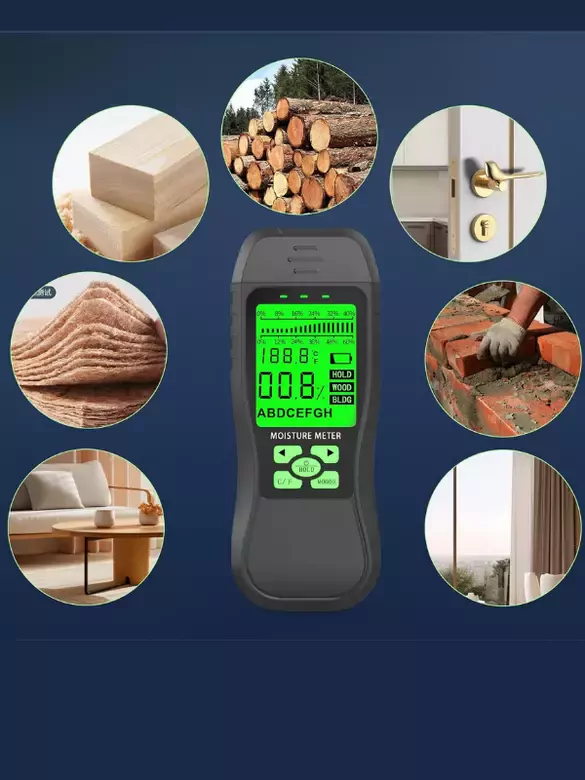 Endüstriyel Dijital Ahşap Nemi Ölçer Endüstriyel Dijital Ahşap Nemi Ölçer