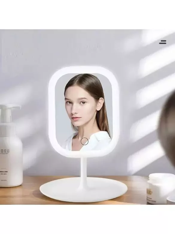 Masaüstü Dokunmatik Makyaj Aynası Led Işıklı Beyaz Renk Make Up Mirror 3 Modlu Standlı Masaüstü Dokunmatik Makyaj Aynası Led Işıklı Beyaz Renk Make Up Mirror 3 Modlu Standlı