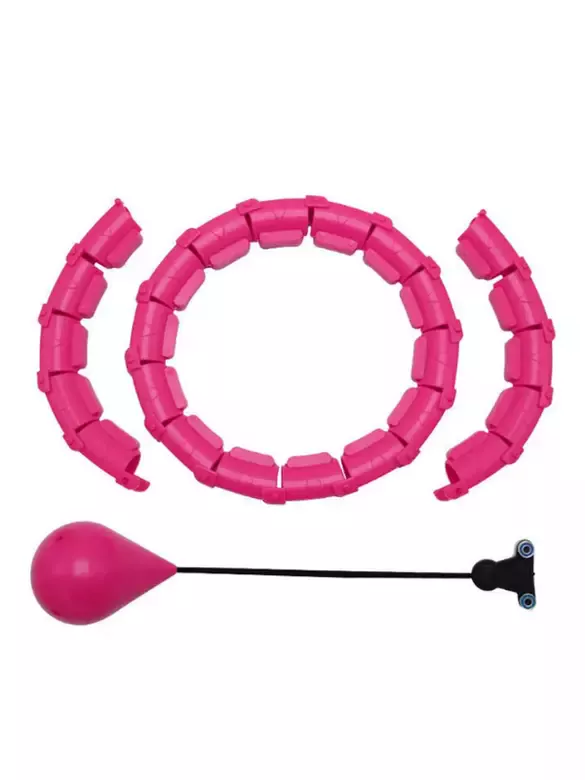 Hula Hoop Egzersiz Çemberi - Egzersiz Halkası - Ağırlıklı - Bel Bölgesi Ayarlanabilir - Hulahop