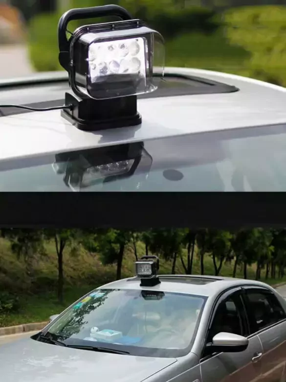 Dönebilen Uzaktan Kumandalı Spot Off Road Kamyoneti Araba Tekne Işıldak 50W Dönebilen Uzaktan Kumandalı Spot Off Road Kamyoneti Araba Tekne Işıldak 50W