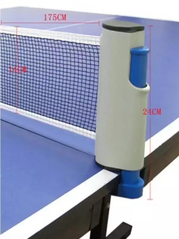 Masa Üstü Tenis File Seti Portatif Ayarlanabilir Bütün Masalar Ile Uyumlu