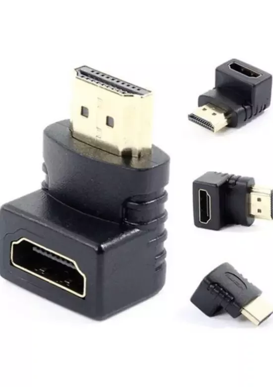 90 Köşe Dirsek Erkek-Dişi Uzatma HDMI Çevirici
