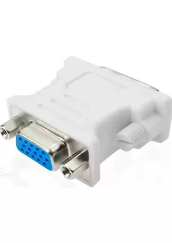 DVI 24+5 Erkek To VGA Dişi Çevirici Dönüştürücü - DVI VGA Adaptör