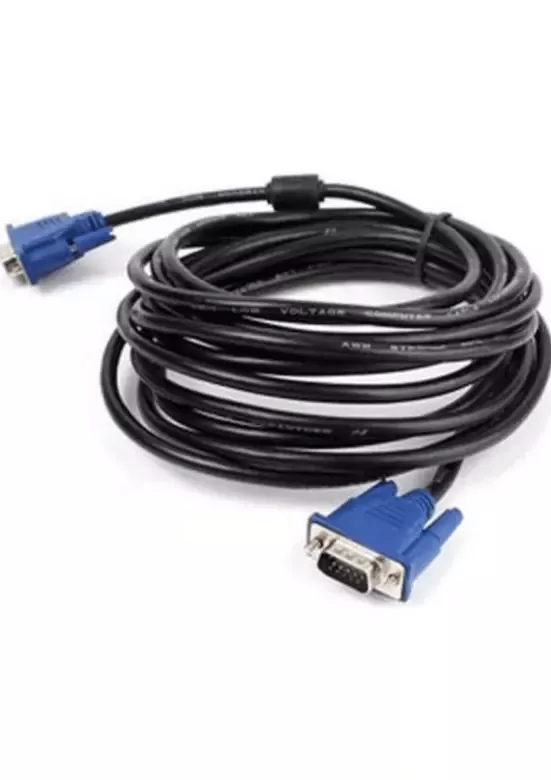 10M Orjinal VGA Görüntü Kablosu Projeksiyon Ekran Monitör LCD Tv - 10 Metre