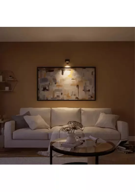 Çok Renkli Uzaktan Kumandalı Şarjlı Duvar Aplik Led Gece Lambası, 360° Dönebilir
