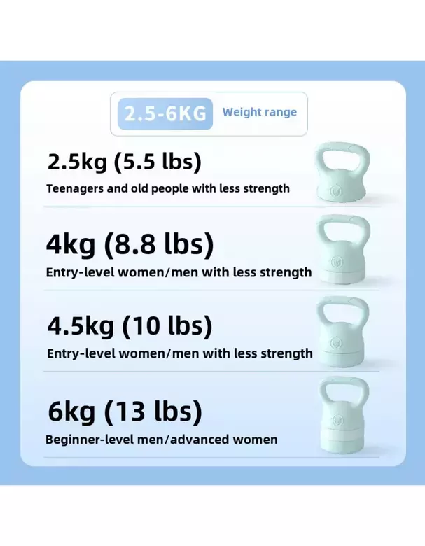 Fitness Kettlebell Spor Kadınlar Kettlebell erkekler Gluteal Kas Eğitimi Dambıl Squat Güç Fitness