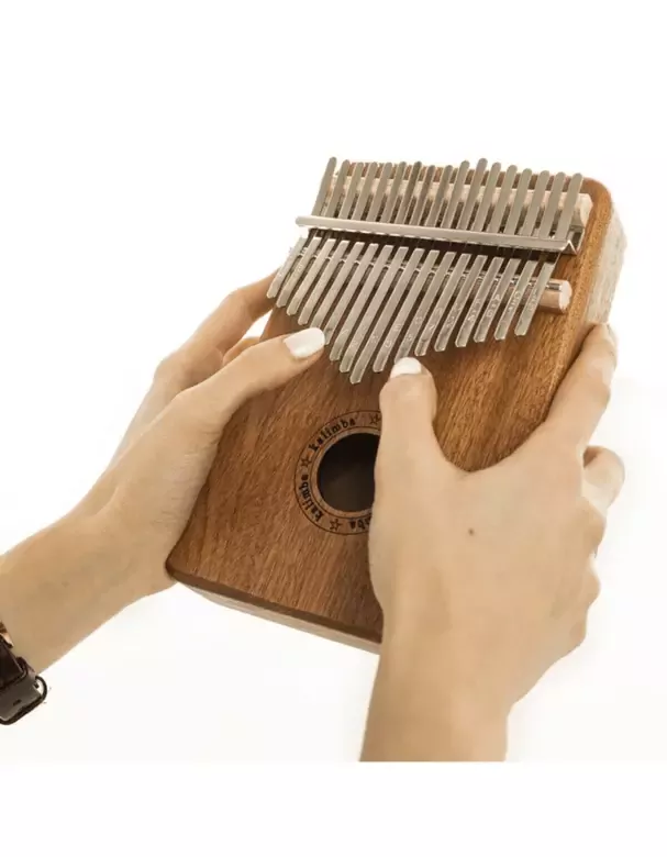 Klx-520 Hakiki Ağaç Kalimba Ahşap Desenli 17 Paslanmaz Tuşlu (FULL SET)