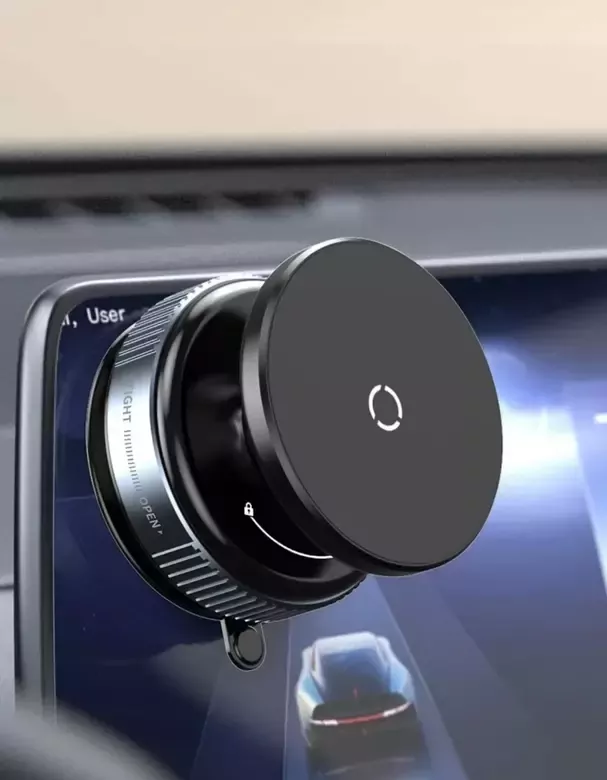 Vakumlu Manyetik 360' Dönebilen Katlanır Magsafe Araç Ev Ofis Pürüzsüz Zeminler Tutucu