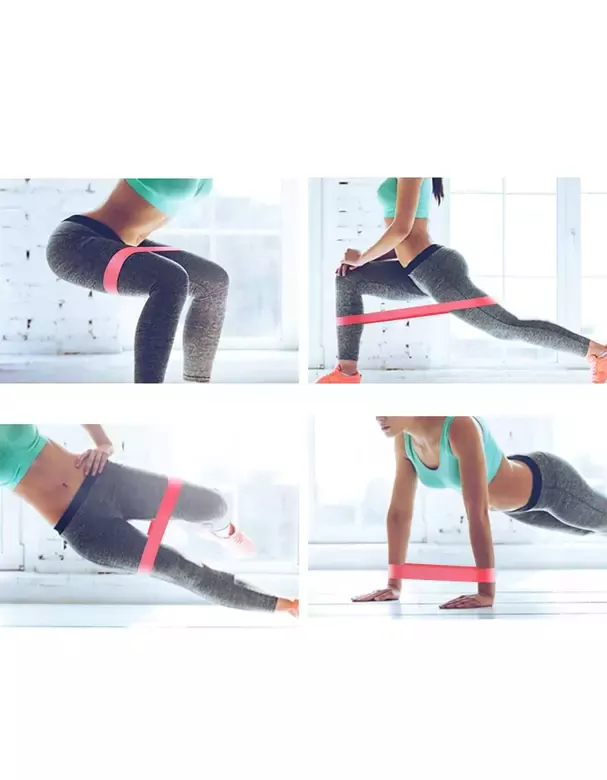 3 Adet Pilates Bandı Plates Egzersiz Direnç Lastiği Seti