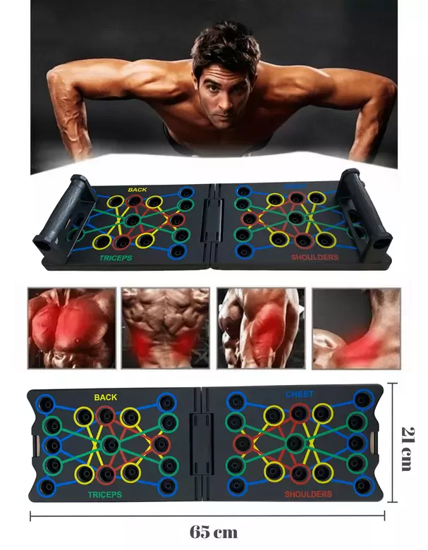 Büyük Şınav Tahtası Çalışma Platformu Aleti Barları Push-up Kondisyon Fitness Spor