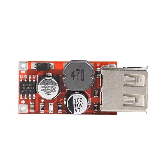DC-DC Araç USB Modülü 9V 12V 24V Gerilimi 5V Voltaj Düşürücü 3A