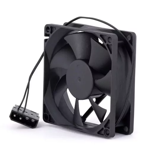 DC 12V 4 Pinli 80x80mm 8cm Kare Kasa Fanı Sleeve Bearing Fan