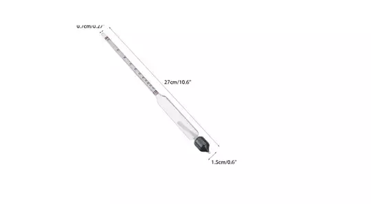 27CM Uzun Form Dansimetre Alkol-Metre 0-100 Derece Alkol Ölçer 27CM Uzun Form Dansimetre Alkol-Metre 0-100 Derece Alkol Ölçer