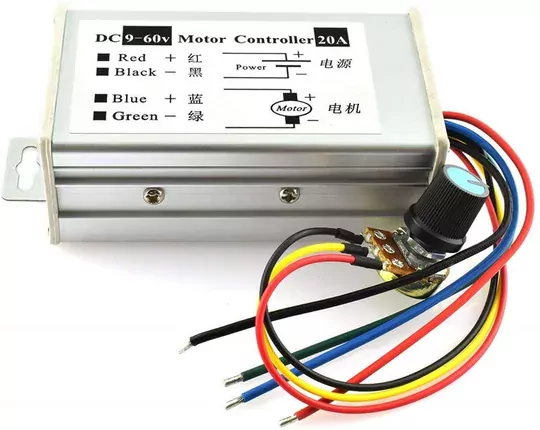 9V 12V 24V 36V 48V 60V 20A PWM DC Motor Hız Kontrol Modülü
