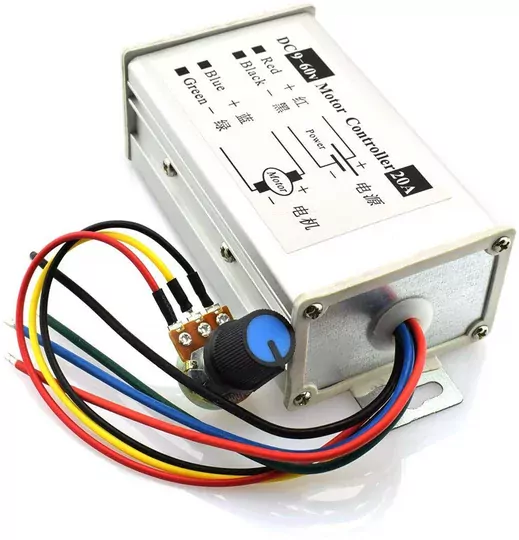 9V 12V 24V 36V 48V 60V 20A PWM DC Motor Hız Kontrol Modülü