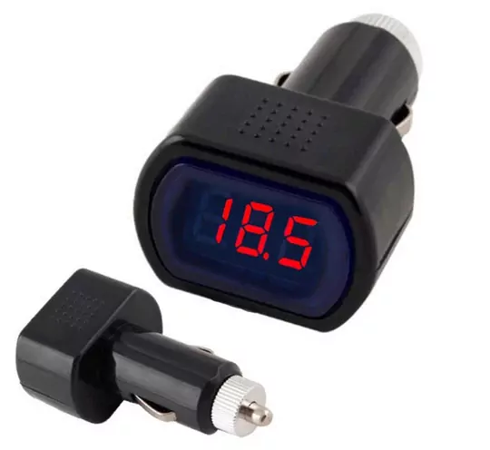 12-24V Dijital Oto Araç Çakmaklık Akü Volt Ölçer Akü Voltmetre 12-24V Dijital Oto Araç Çakmaklık Akü Volt Ölçer Akü Voltmetre