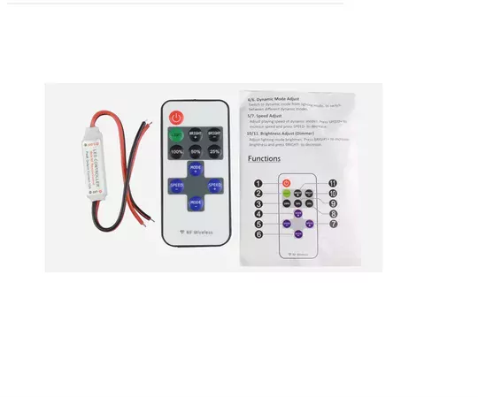 RF Uzaktan Kumandalı Şerit Led Dimmer LED Işık Kontrolü 12V/24V RF Uzaktan Kumandalı Şerit Led Dimmer LED Işık Kontrolü 12V/24V