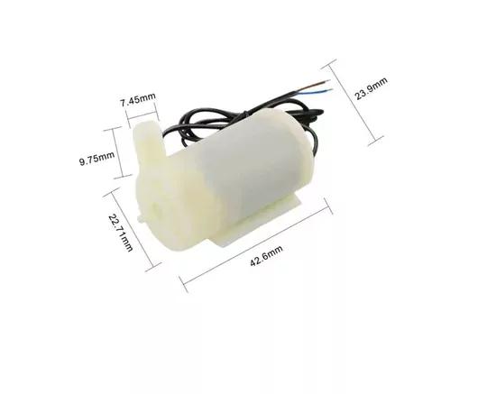 Mini Yatay Dalgıç Su Pompası DC 2.5V-6V 120L/H Dalgıç Pompa