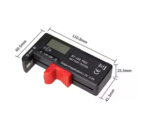 BT-168 Pro LCD Ekranlı Dijital Pil Kapasite Ölçüm Test Cihazı