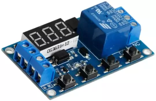 DC 6-30V Zaman Ayarlı Geciktirmeli 12V 24V Led Ekran Zaman Rölesi