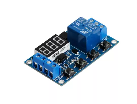 DC 6-30V Zaman Ayarlı Geciktirmeli 12V 24V Led Ekran Zaman Rölesi