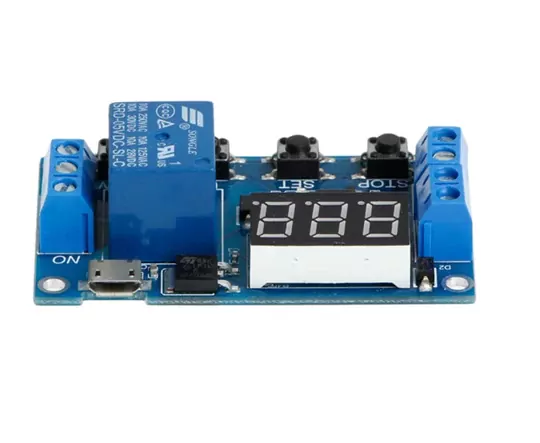 DC 6-30V Zaman Ayarlı Geciktirmeli 12V 24V Led Ekran Zaman Rölesi