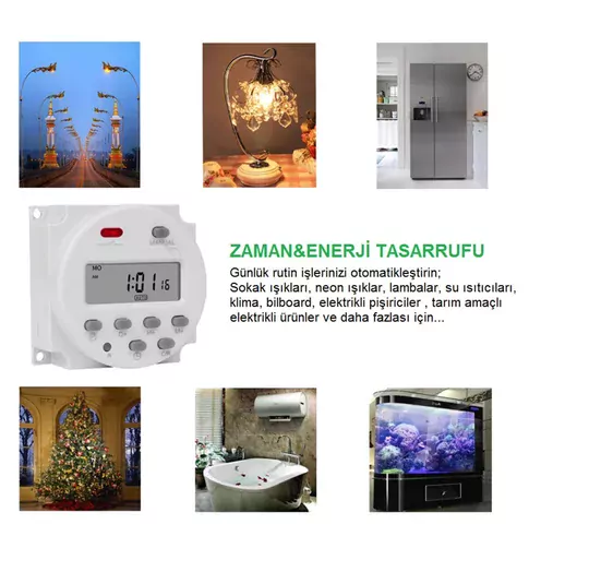 CN101A Programlanabilir Gecikmeli Zaman Ayarlı 12V Röle Kuluçka
