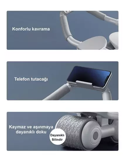 Dijital Ekranlı Çek Bırak - Dirsek Destekli Mekik Aleti - Karın Egzersiz Aleti Dijital Ekranlı Çek Bırak - Dirsek Destekli Mekik Aleti - Karın Egzersiz Aleti