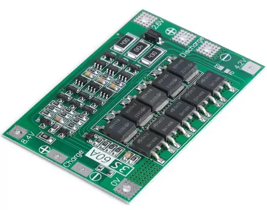 3S 60A 12.6V Balans Versiyon 18650 BMS Lityum Pil Koruma Devresi