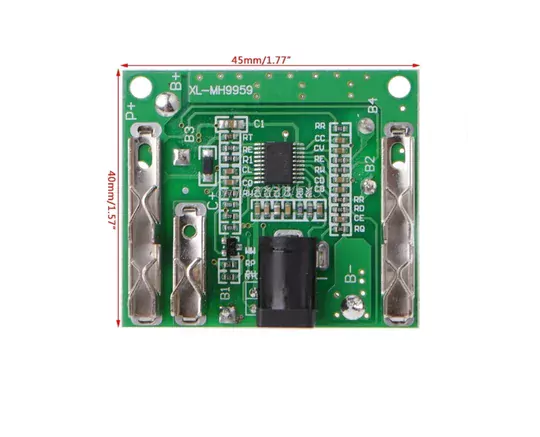 5S 20A BMS 18/21V 18650 Li-ion Lityum Pil Şarj Koruma Devresi