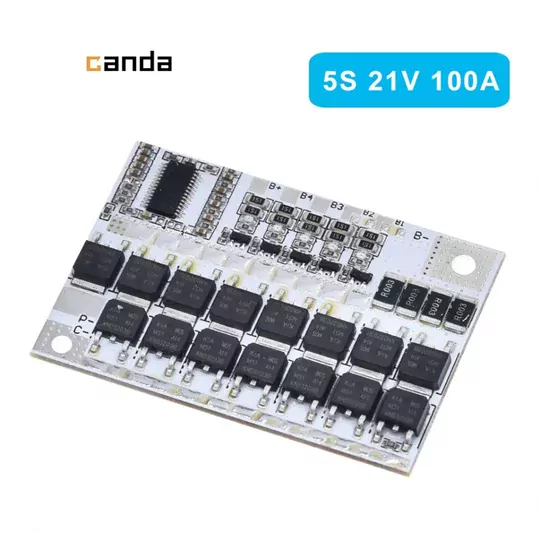 3S 4S 5S 100A 21V BMS 18650 Lityum Lipo Pil Şarj Koruma Devresi
